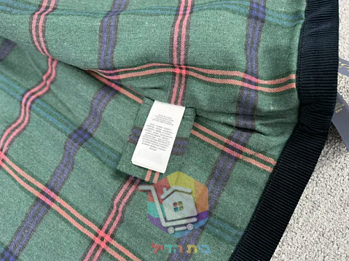 ז'קט קורדרוי Polo Ralph Lauren עם בטנה משובצת, כחול כהה, חום 30