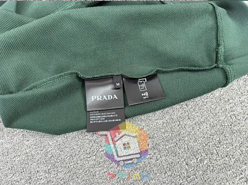 Felpa Prada, verde o nero 12