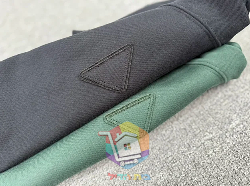 Felpa Prada, verde o nero 22