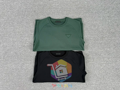 Felpa Prada, verde o nero 23