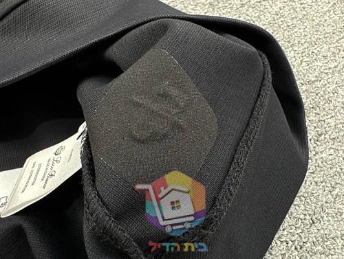 חולצת פולו ארוכה Loro Piana, כחול כהה עם צווארון לבן 3