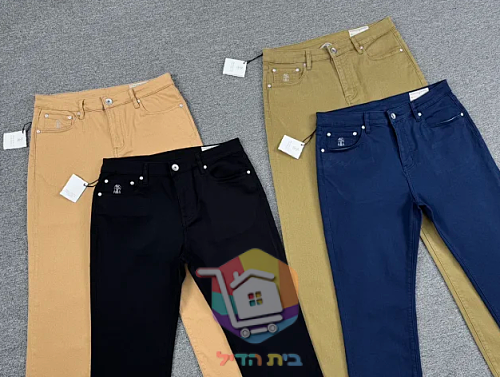 מכנסי Brunello Cucinelli בגזרת חמישה כיסים, ארבעה גוונים 9