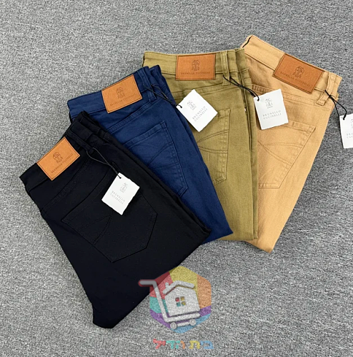 מכנסי Brunello Cucinelli בגזרת חמישה כיסים, ארבעה גוונים, תמונה 86