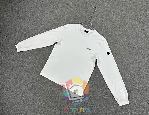 חולצה ארוכה Moncler, לבן, אפור, שחור 18