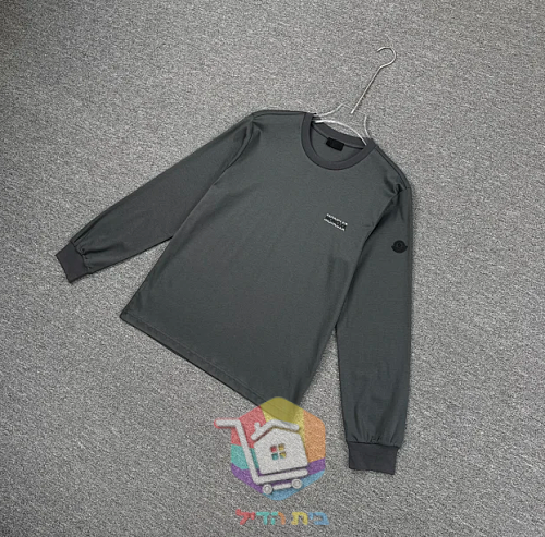 חולצה ארוכה Moncler, לבן, אפור, שחור 37