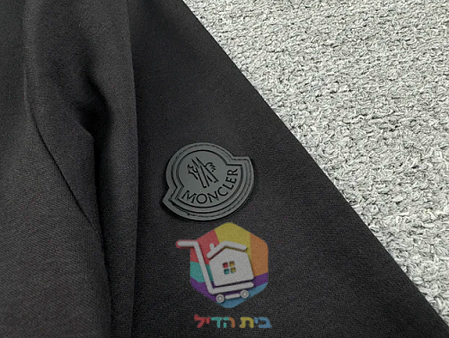 חולצה ארוכה Moncler, לבן, אפור, שחור 46