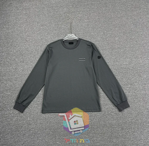 חולצה ארוכה Moncler, לבן, אפור, שחור 49