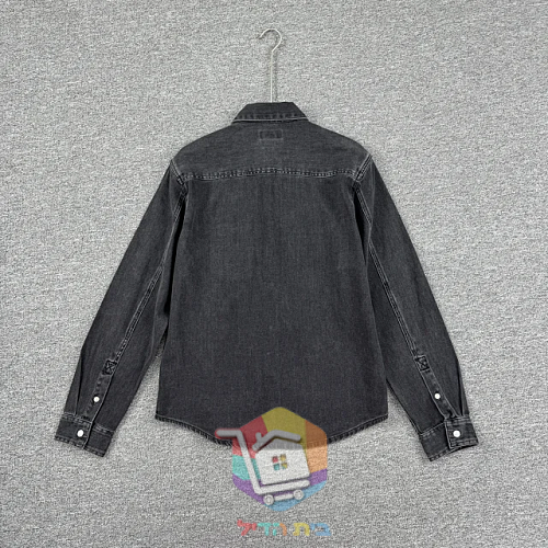 Jeanshemd Calvin Klein in gewaschenem Schwarz 3