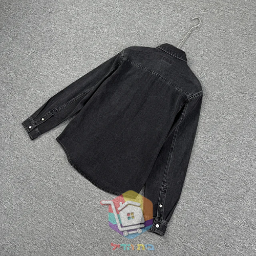 Jeanshemd Calvin Klein in gewaschenem Schwarz 5