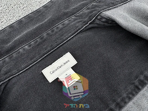 Jeanshemd Calvin Klein in gewaschenem Schwarz 8