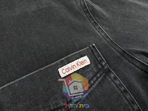 Jeanshemd Calvin Klein in gewaschenem Schwarz 13