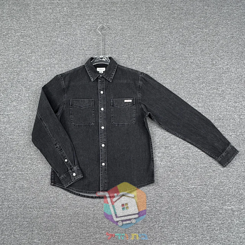 Jeanshemd Calvin Klein in gewaschenem Schwarz 14