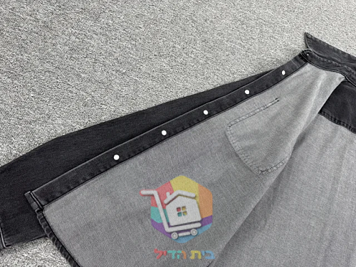 Jeanshemd Calvin Klein in gewaschenem Schwarz 16