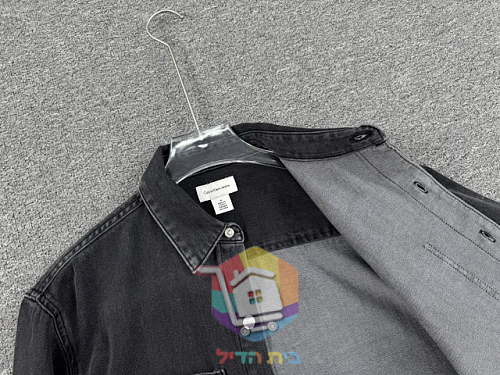 Jeanshemd Calvin Klein in gewaschenem Schwarz 19