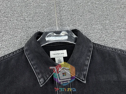 Jeanshemd Calvin Klein in gewaschenem Schwarz 20