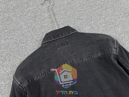 Jeanshemd Calvin Klein in gewaschenem Schwarz 25