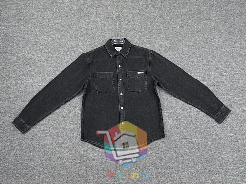 Jeanshemd Calvin Klein in gewaschenem Schwarz 27