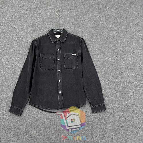 Jeanshemd Calvin Klein in gewaschenem Schwarz 31