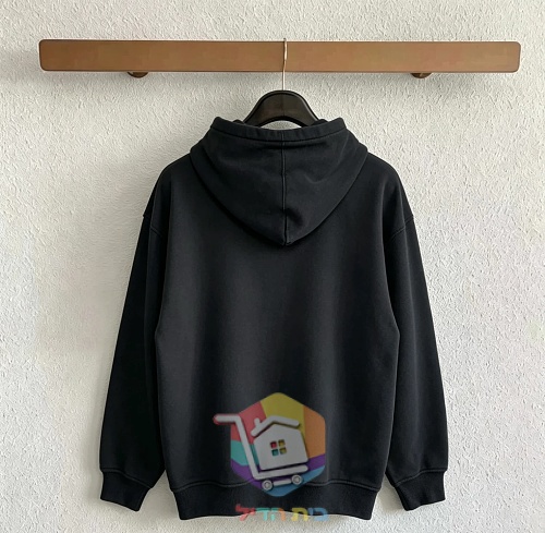 Felpa con cappuccio Dolce & Gabbana con stampa Milano, nero 7