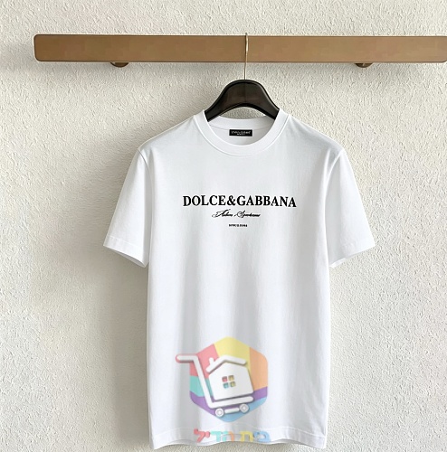 חולצת טי Dolce & Gabbana עם הדפס לוגו, לבן 7