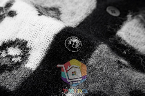 Louis Vuitton Monogram Mohair cardigan, grey and black, or blue and grey 5