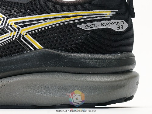 נעלי ריצה ASICS Gel-Kayano 33 שחור וזהב, תמונה 4