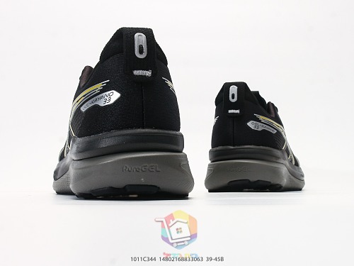 נעלי ריצה ASICS Gel-Kayano 33 שחור וזהב, תמונה 5