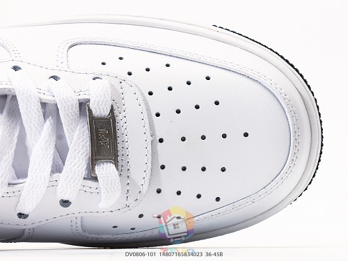 נעלי Nike Air Force 1 Mid '07 לבן ושחור, תמונה 2