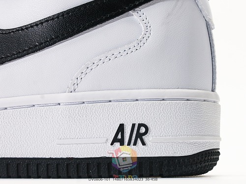 נעלי Nike Air Force 1 Mid '07 לבן ושחור, תמונה 3