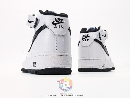 נעלי Nike Air Force 1 Mid '07 לבן ושחור, תמונה 4