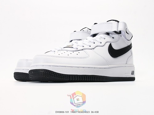 נעלי Nike Air Force 1 Mid '07 לבן ושחור, תמונה 5