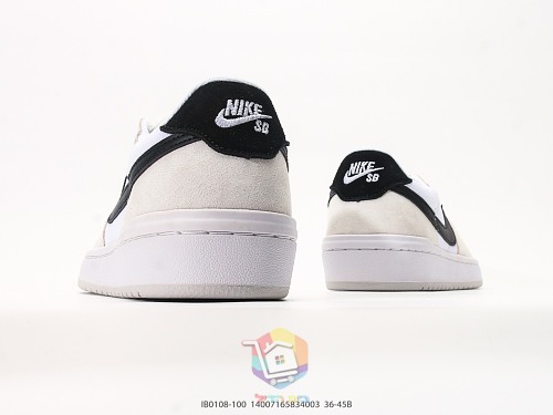נעלי סקייט Nike SB Code 58 לבן עם שחור או ירוק, תמונה 5