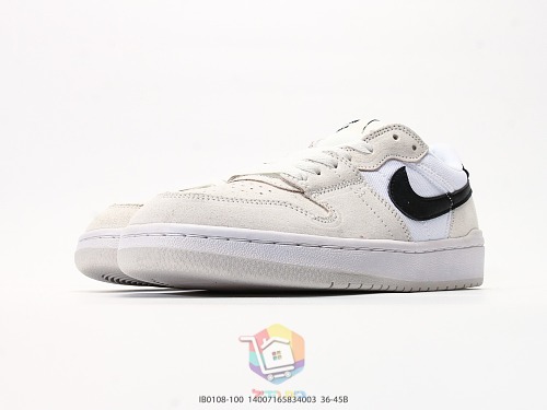 נעלי סקייט Nike SB Code 58 לבן עם שחור או ירוק, תמונה 6