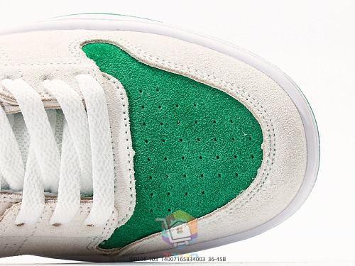 נעלי סקייט Nike SB Code 58 לבן עם שחור או ירוק, תמונה 12