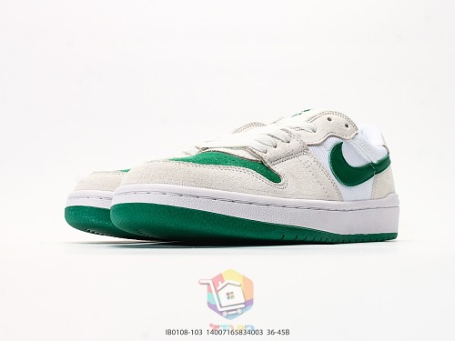 נעלי סקייט Nike SB Code 58 לבן עם שחור או ירוק, תמונה 15
