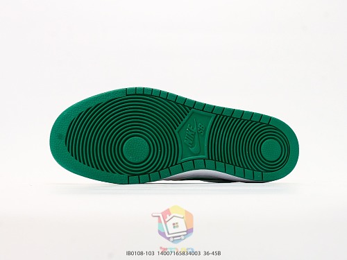 נעלי סקייט Nike SB Code 58 לבן עם שחור או ירוק, תמונה 16
