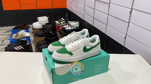 נעלי סקייט Nike SB Code 58 לבן עם שחור או ירוק, תמונה 20