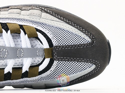 נעלי Nike Air Max 95 אפור, שחור וחום זית, תמונה 3