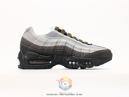 נעלי Nike Air Max 95 אפור, שחור וחום זית, תמונה 9