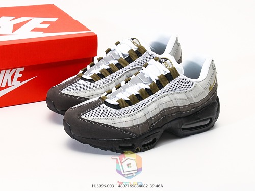 נעלי Nike Air Max 95 אפור, שחור וחום זית, תמונה 10