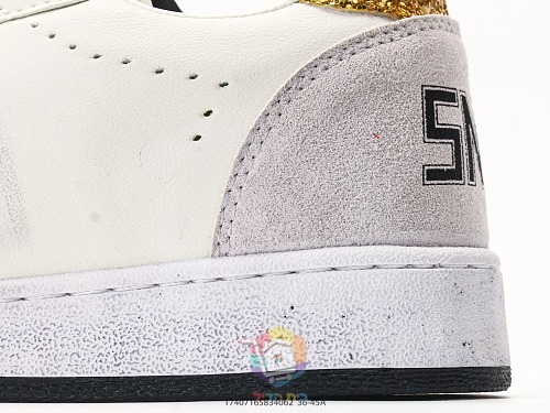 נעלי Golden Goose Super-Star לבן עם כוכב שחור, ירוק או אפור, תמונה 30