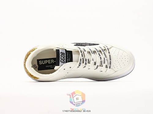 נעלי Golden Goose Super-Star לבן עם כוכב שחור, ירוק או אפור, תמונה 34