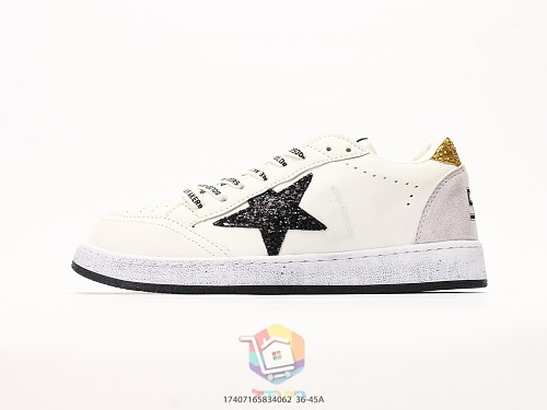 נעלי Golden Goose Super-Star לבן עם כוכב שחור, ירוק או אפור, תמונה 36