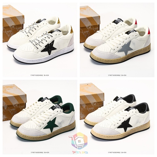 נעלי Golden Goose Super-Star לבן עם כוכב שחור, ירוק או אפור, תמונה 38