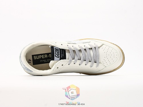 נעלי Golden Goose Super-Star עם כוכב כסוף, עקב אפור או זהב, תמונה 8