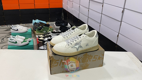 נעלי Golden Goose Super-Star עם כוכב כסוף, עקב אפור או זהב, תמונה 10