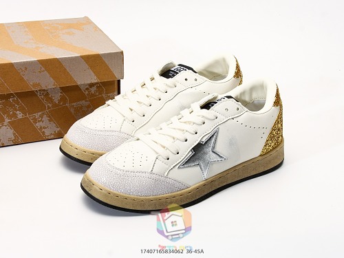 נעלי Golden Goose Super-Star עם כוכב כסוף, עקב אפור או זהב, תמונה 11