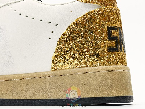 נעלי Golden Goose Super-Star עם כוכב כסוף, עקב אפור או זהב, תמונה 13