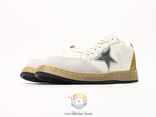 נעלי Golden Goose Super-Star עם כוכב כסוף, עקב אפור או זהב, תמונה 15