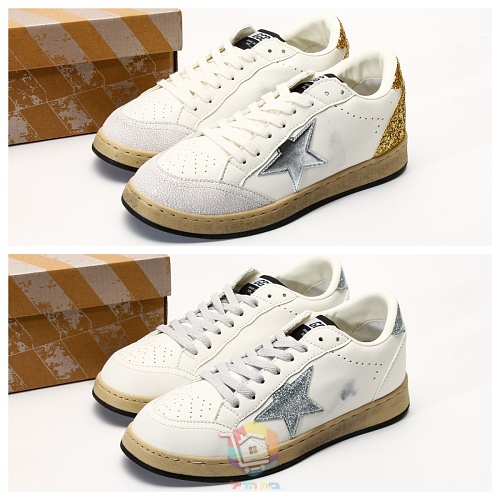 נעלי Golden Goose Super-Star עם כוכב כסוף, עקב אפור או זהב, תמונה 21
